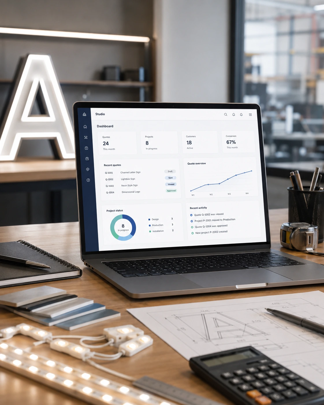 Herramientas web para profesionales de anuncios luminosos